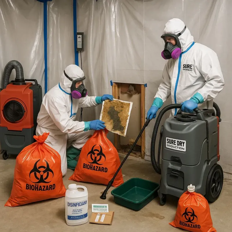 Contaminated Water Handling Protocols process in Mount Pleasant, TX